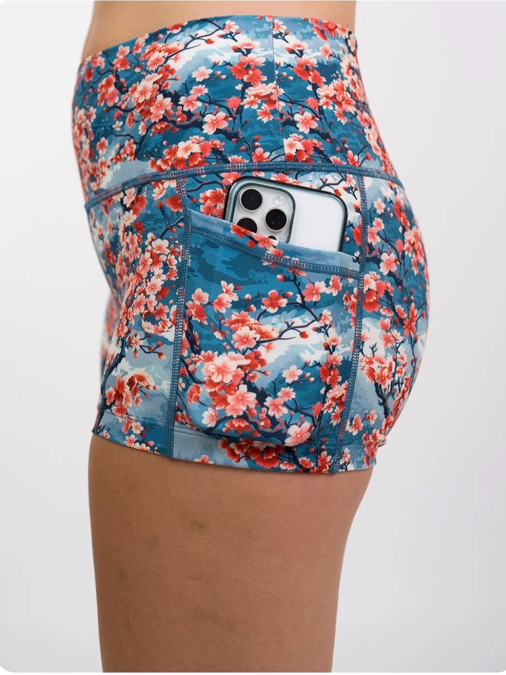 Constantly Varied Gear (CVG) Women's Shorts - Cherry Blossom 5” - Picture 3 of 4